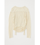 SHEER LAYERED LS トップス