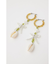 BEADED SHELL イヤリング