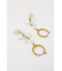 BEADED SHELL イヤリング
