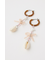 BEADED SHELL イヤリング