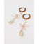BEADED SHELL イヤリング
