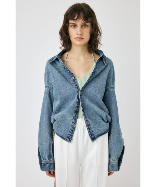 REMAKE DENIM SHIRT ジャケット｜マウジーの通販｜&mall（アンドモール