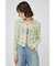 FRONT TIED CHECK シャツ