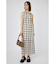 HOODIE SLEEVELESS CHECK ドレス