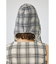 HOODIE SLEEVELESS CHECK ドレス