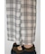 HOODIE SLEEVELESS CHECK ドレス