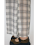 HOODIE SLEEVELESS CHECK ドレス