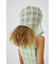 HOODIE SLEEVELESS CHECK ドレス