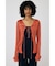 OPEN NECK SHEER カーディガン