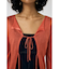 OPEN NECK SHEER カーディガン