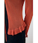 OPEN NECK SHEER カーディガン
