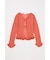 OPEN NECK SHEER カーディガン