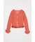 OPEN NECK SHEER カーディガン