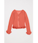 OPEN NECK SHEER カーディガン