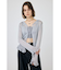 OPEN NECK SHEER カーディガン