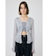 OPEN NECK SHEER カーディガン