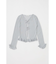 OPEN NECK SHEER カーディガン