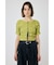 SHIRRING CROP トップス