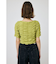 SHIRRING CROP トップス
