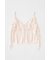 FRILL STRAP SATIN キャミ