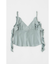 FRILL STRAP SATIN キャミ