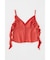 FRILL STRAP SATIN キャミ