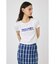 RHINESTONE MOUSSY Tシャツ