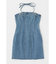 DENIM BARETOP MINI ワンピース