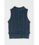CABLE KNIT POLO タンク