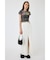 FRONT SLIT FRINGE スカート