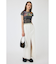 FRONT SLIT FRINGE スカート