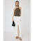 FRONT SLIT FRINGE スカート