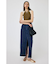 FRONT SLIT FRINGE スカート