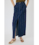 FRONT SLIT FRINGE スカート
