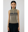 MOCK NECK ハーフジップトップス