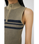 MOCK NECK ハーフジップトップス