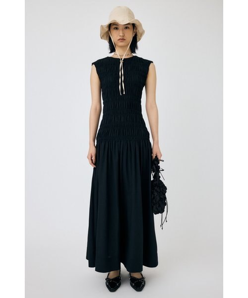 SALE★Manoush サマードレスSHINJINI 【関税込み】 SHIRRING GATHER SUMMER ドレス｜マウジーの通販｜&mall（アンド