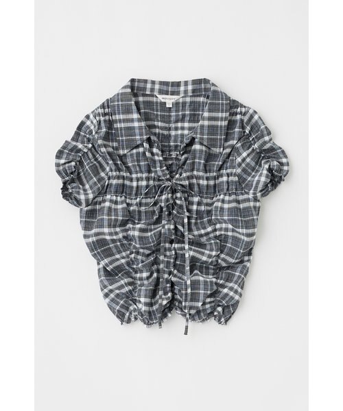 MOUSSY SHIRRING RIBBON シャツ MOUSSY | SHIRRING RIBBON シャツ (シャツ・ブラウス ) |SHEL