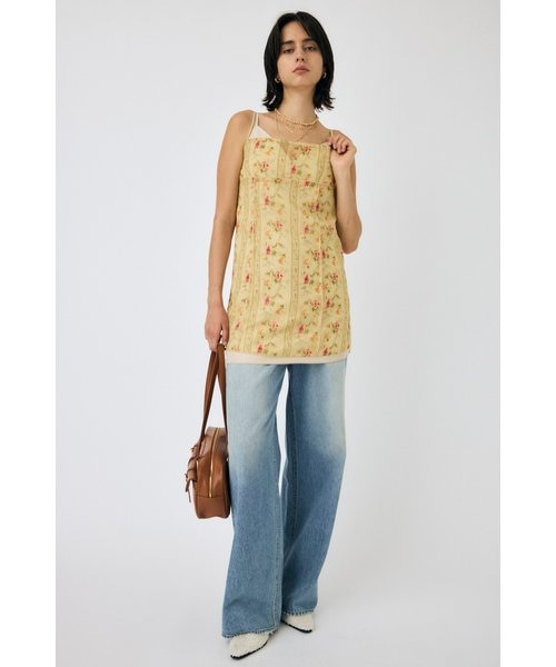 SHEER LAYERED SLIP ミニドレス｜マウジーの通販｜&mall（アンド