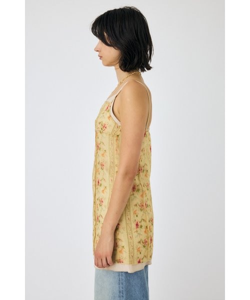 SHEER LAYERED SLIP ミニドレス　マウジー　花柄 SHEER LAYERED SLIP ミニドレス｜マウジーの通販｜&mall（アンド