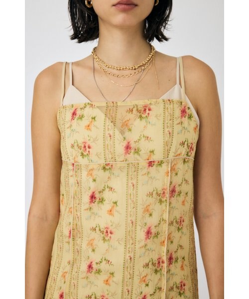 SHEER LAYERED SLIP ミニドレス｜マウジーの通販｜&mall（アンドモール