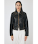 FAUX LEATHER MINIMAL ジャケット