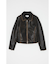 FAUX LEATHER MINIMAL ジャケット