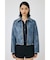 FAUX LEATHER MINIMAL ジャケット