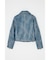 FAUX LEATHER MINIMAL ジャケット