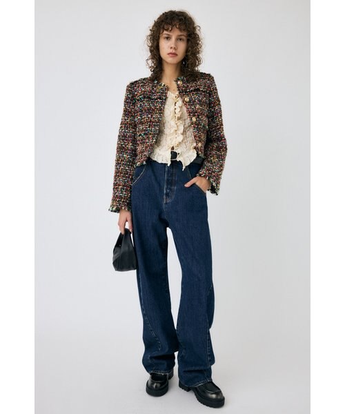 COMPACT TWEED ジャケット｜マウジーの通販｜&mall（アンドモール