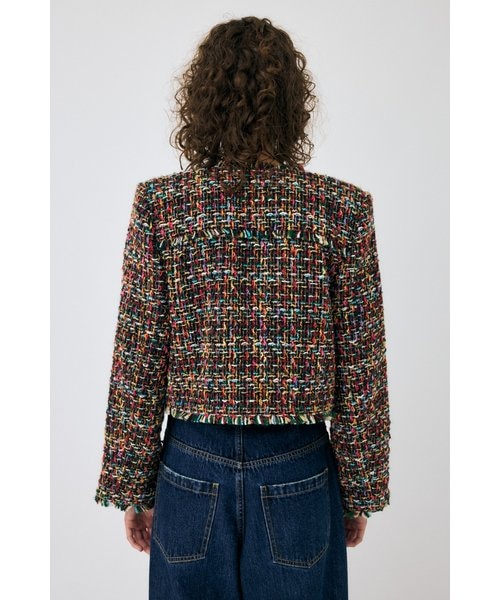 COMPACT TWEED ジャケット｜マウジーの通販｜&mall（アンドモール