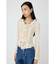 CUT LACE RUFFLE ブラウス