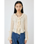 CUT LACE RUFFLE ブラウス