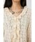 CUT LACE RUFFLE ブラウス